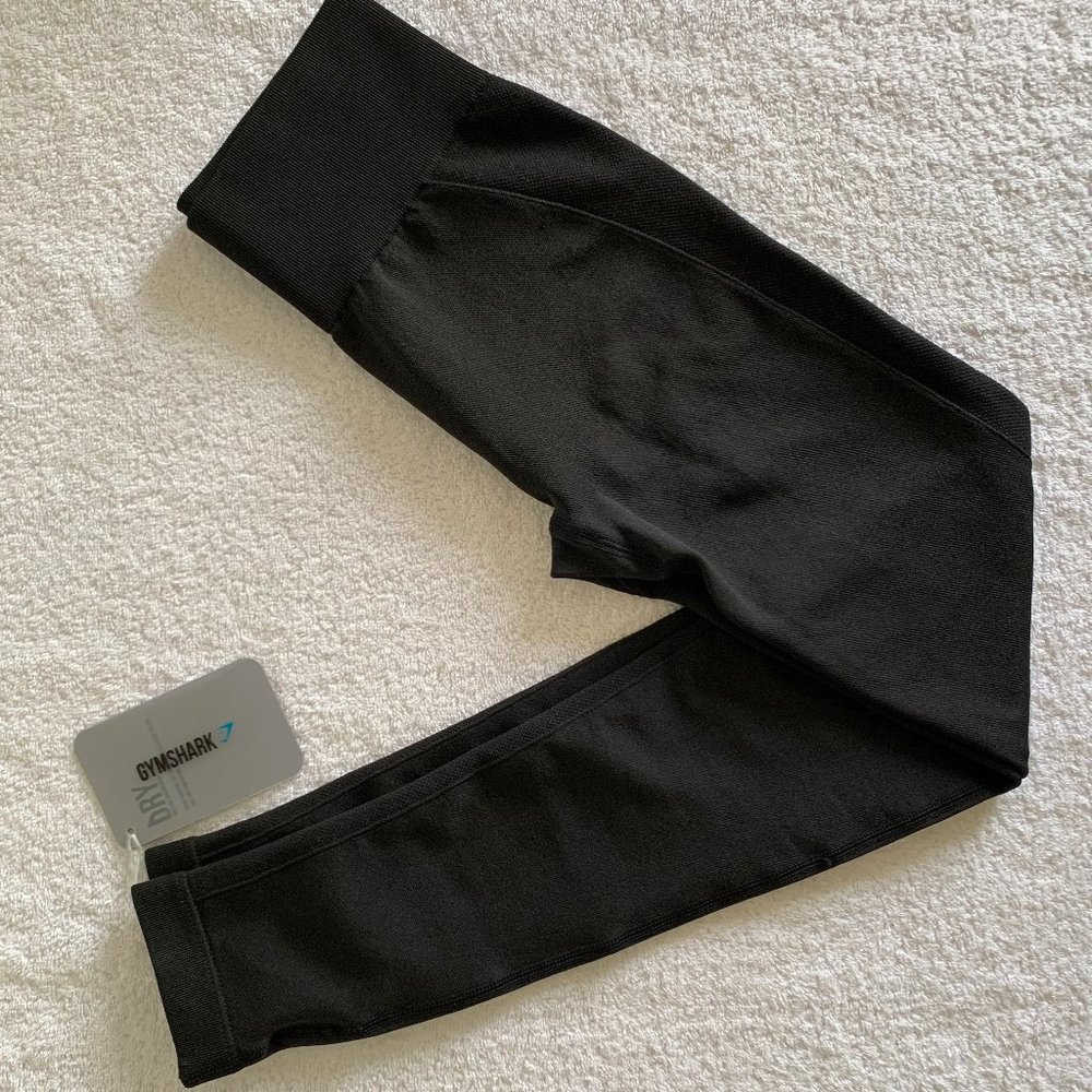Gymshark Flex High Waisted Legging (Black/Grey)